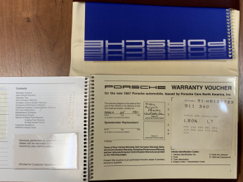 1987 Porsche Carrera Cpe.  23k miles * SOLD*