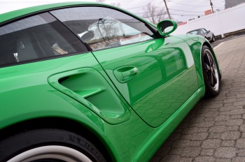 2009 Porsche Turbo RS Green 