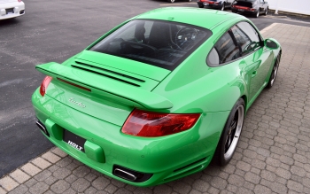 2009 Porsche Turbo RS Green 