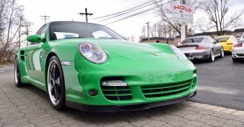 2009 Porsche Turbo RS Green 